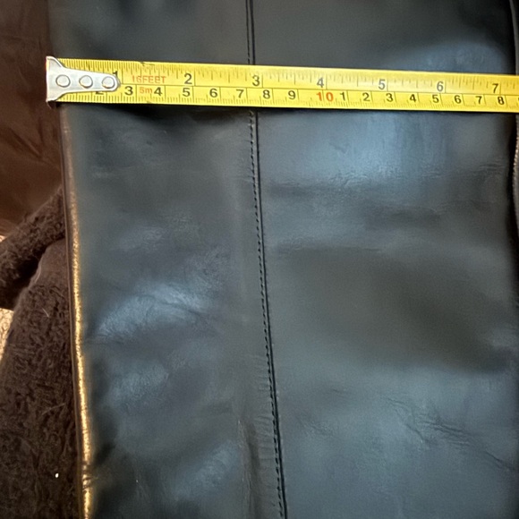 Beautiful  Franco Sarto Leather Boots Carlota with Silver Wide Calf NWOT - Picture 10 of 11